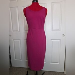 Betsey Johnson Magenta Sleeveless Midi Dress